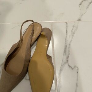 H&M Tan Slingback Heels